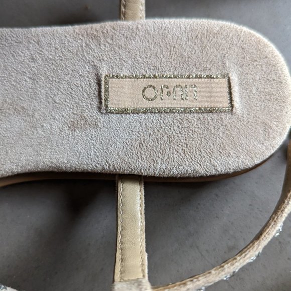 LIU •JO Beige Strappy studded sandals. - Picture 5 of 16